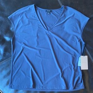 Wilfred Dark Grey V-Neck Short Sleeve Tee